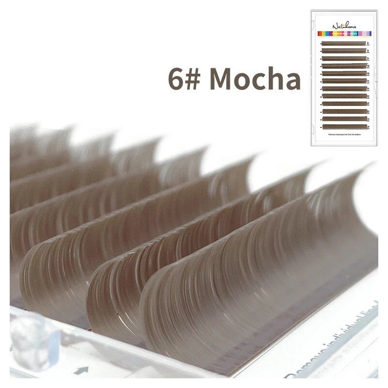 Colored lashes Mocha